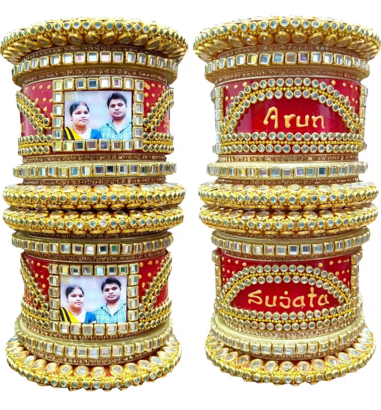 Customisable Photo And Name Bangles